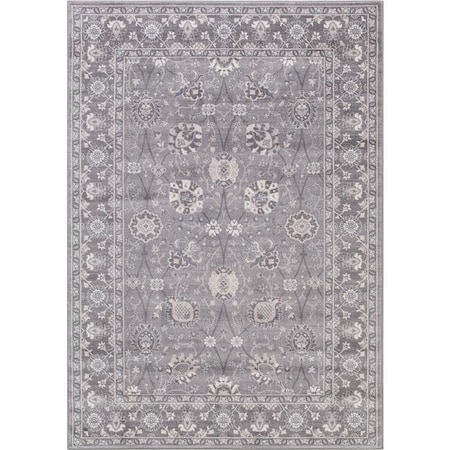 Concord Global Trading Concord Global 45366 6 ft. 7 in. x 9 ft. 3 in. Lara Vase - Grey 45366